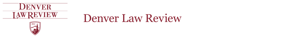 Denver Law Review