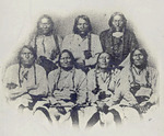 Delegation of Cheyenne and Arapaho Chiefs at Camp Weld, CO by Charles William Carter