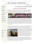 The Liaison Connection Issue 8 by University of Denver, University Libraries