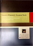 Greatest Potential, Greatest Need: Soaring Beyond Expectations by Institute for the Development of Gifted Education, Ricks Center for Gifted Children, University of Denver; Norma Lu Hafenstein; Ellen Honeck; and Allison Tung